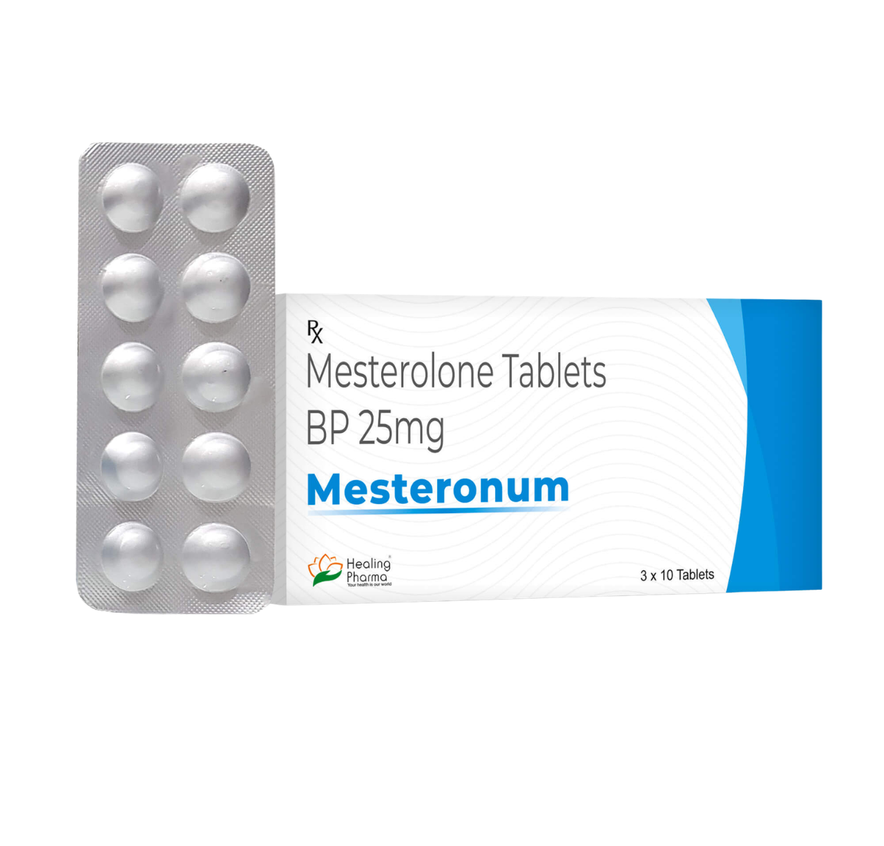 MESTERONUM 25MG (Mesterolone Tablets)