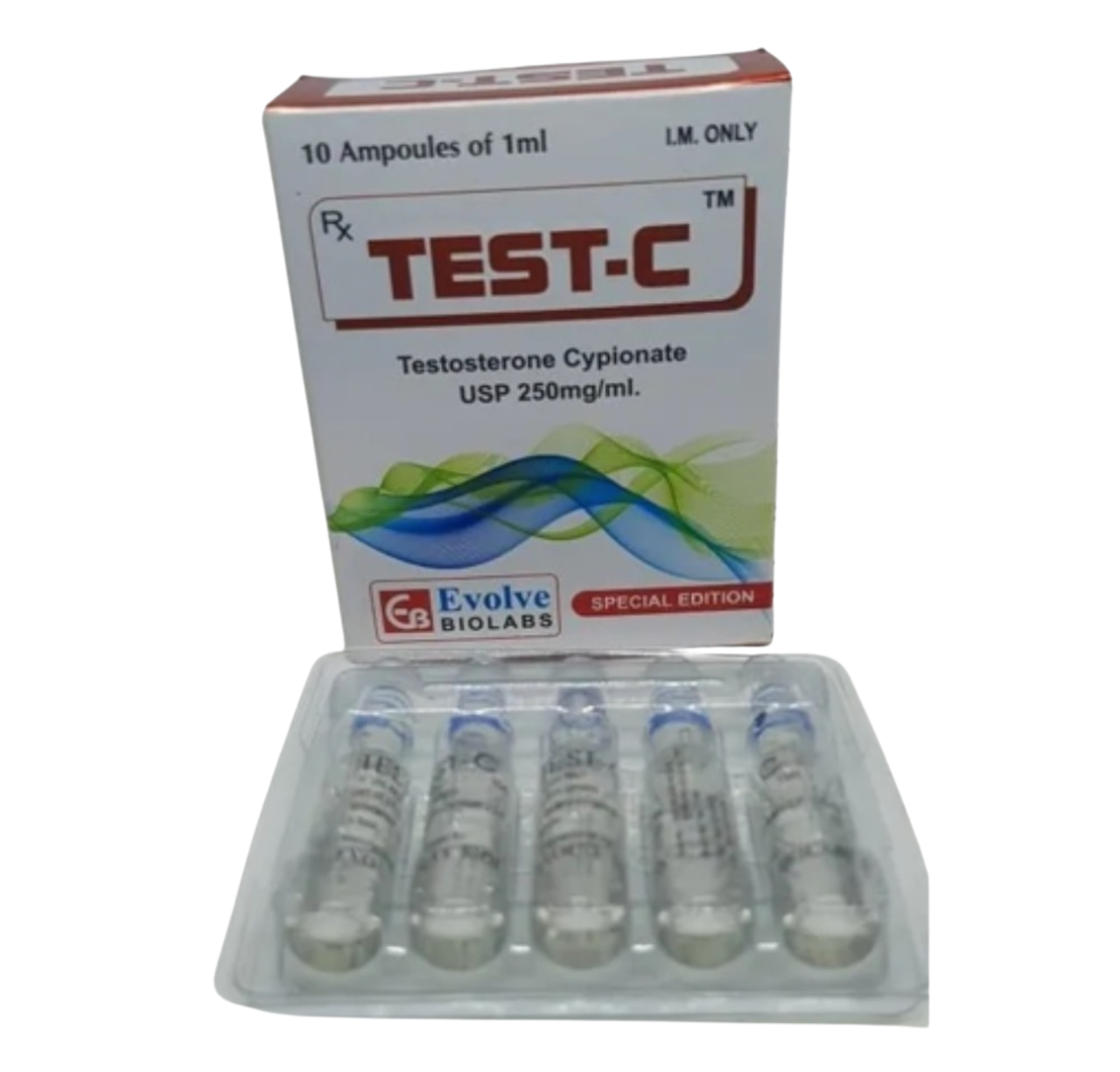 TEST-C 250mg INJ VIAL (Testosterone Cypionate 250MG/ML)